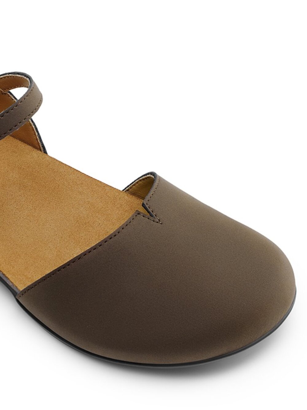 Dream Pairs Dark Brown Closed Toe Arch Support Sandals/NIB/6 - Picture 6 of 15